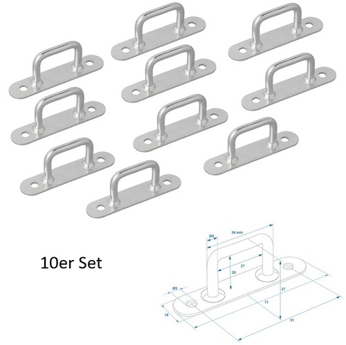 10er set planenöse rechteckig - 10er,