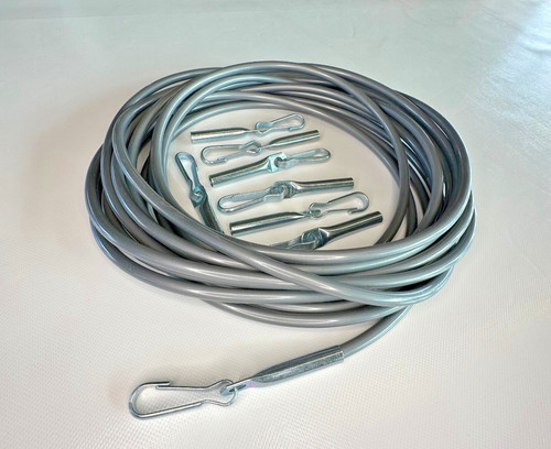 Planenseil set silber - 10,