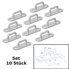 10x Planenöse Planenbügel