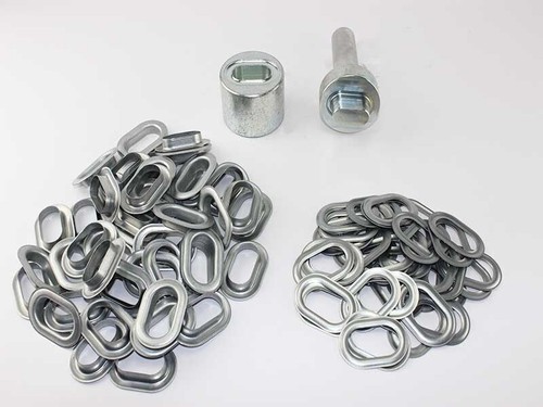 Oval ösen set - oval,