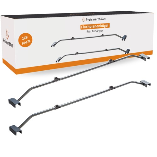 Flachplanenbügel metall - 2x,