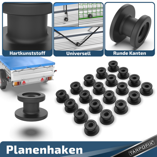 20x planenknopf rundknopf für - planenknopf,