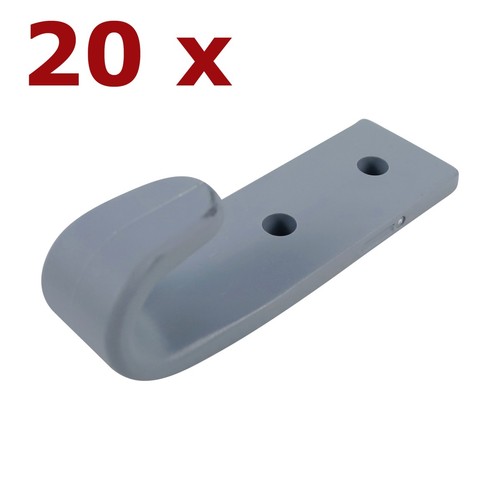 20x zweiloch planenhaken aus - 20x,