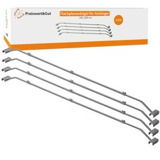 4x Flachplanenbügel