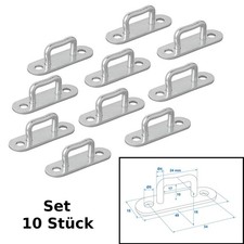10x Planenöse Planenbügel
