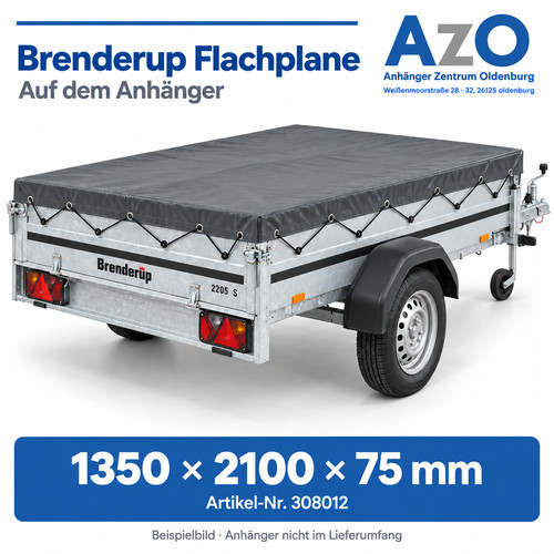 Flachplane anhänger kfz - flachplane,