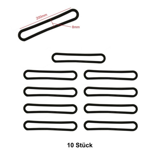 10x spanngummi planenspanner - 10x,