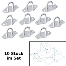 10x Planenöse Planenbügel